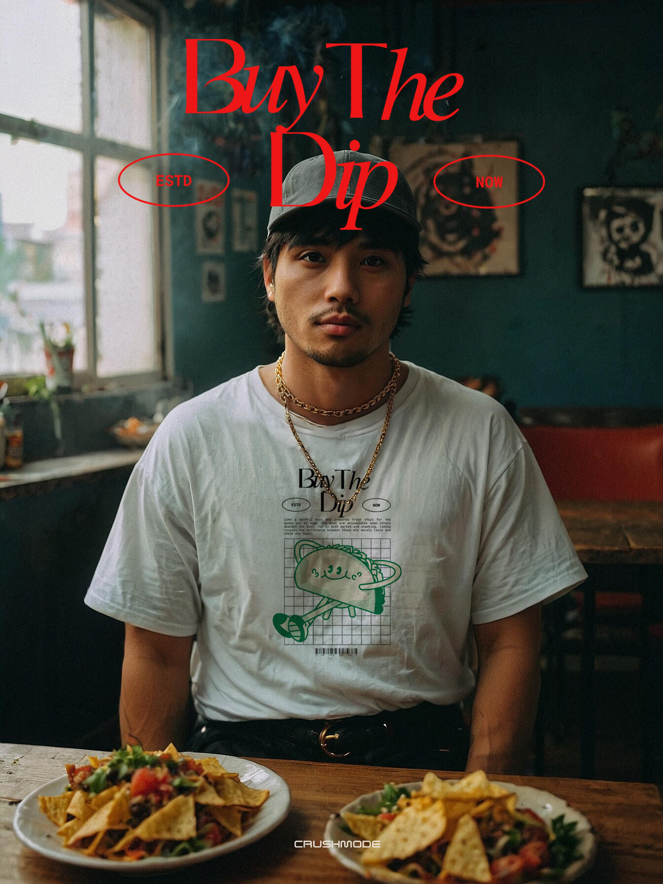 Buy The Dip - Hardshell Billy white tee