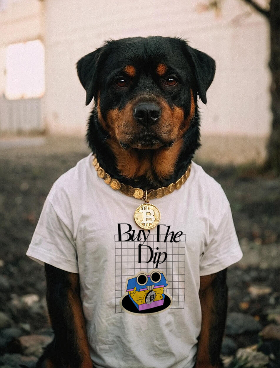 Buy The Dip - Chips white tee