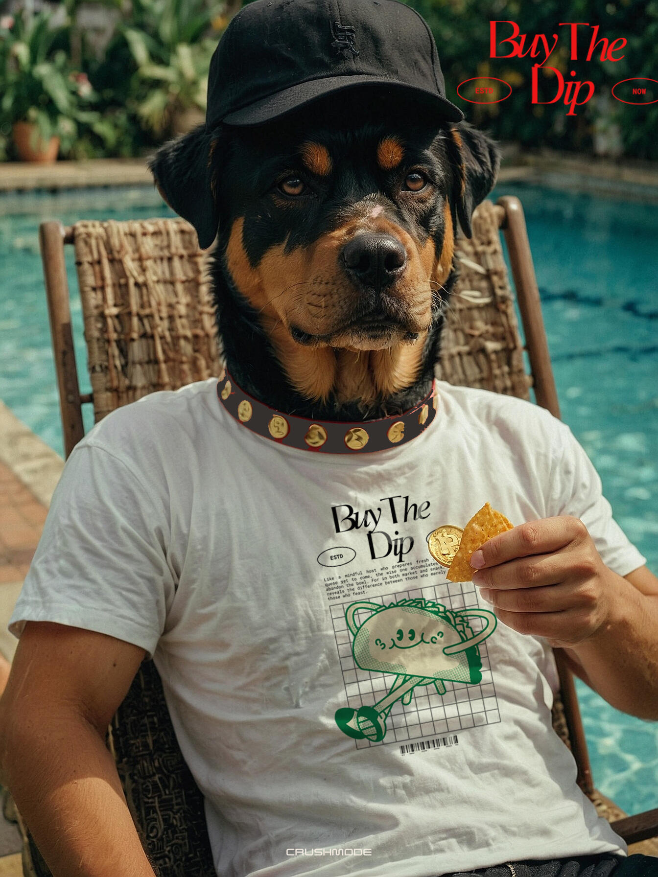 Buy The Dip - Hardshell Billy white tee