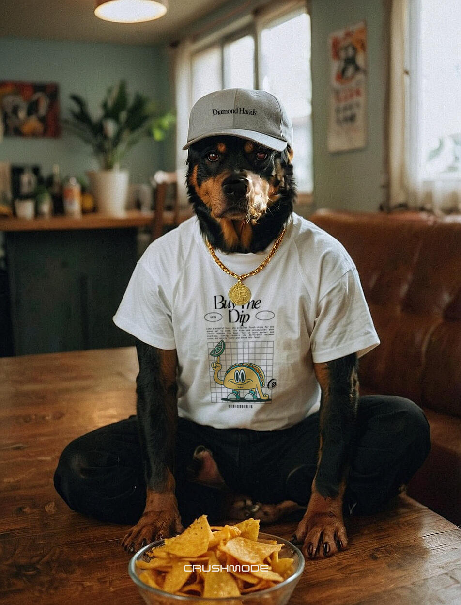 Buy The Dip - Sauced Up white tee