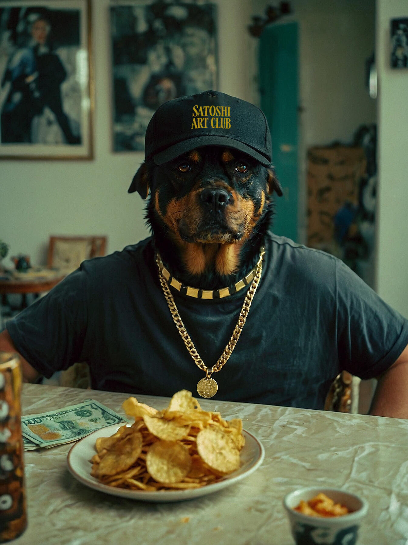 Satosi Art Club Black Cap