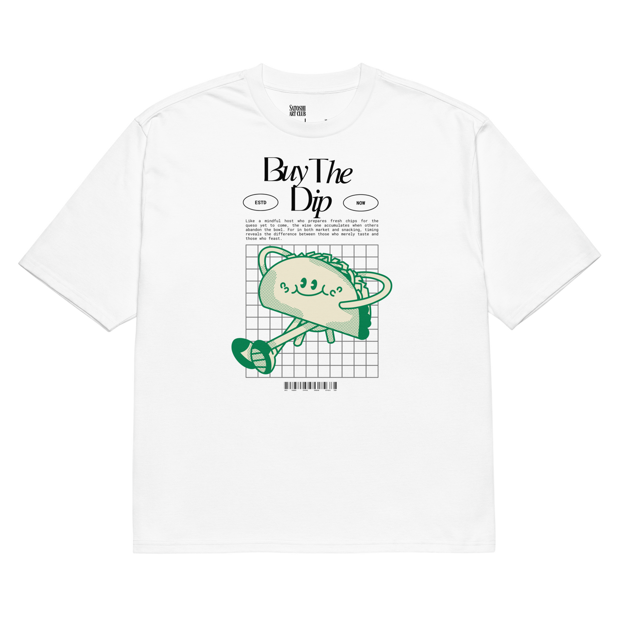 Buy The Dip - Hard Shell Billy- White T-shirt Buy The Dip - hard Shell Billy - White T-shirt